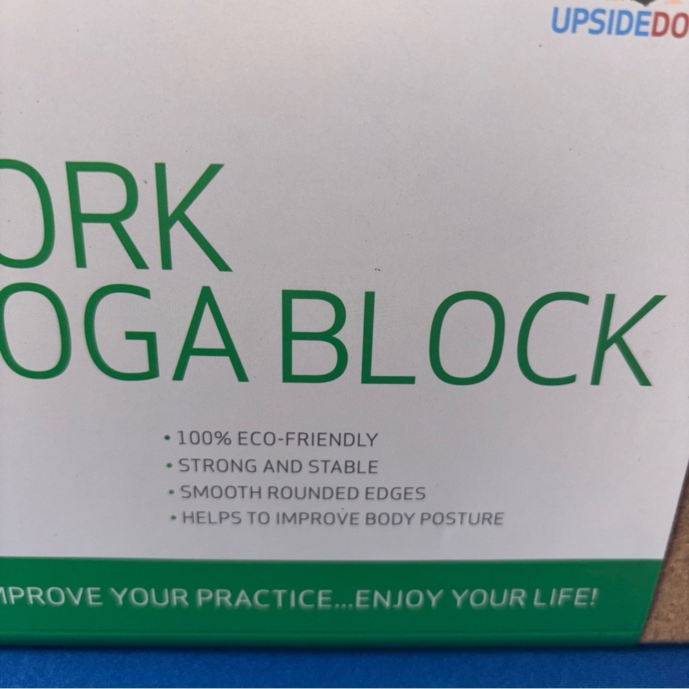 Lot of 2 Yoga Block Cork 9"/6"/3" High Quality! New 100%eco friendly - Picture 2 of 7